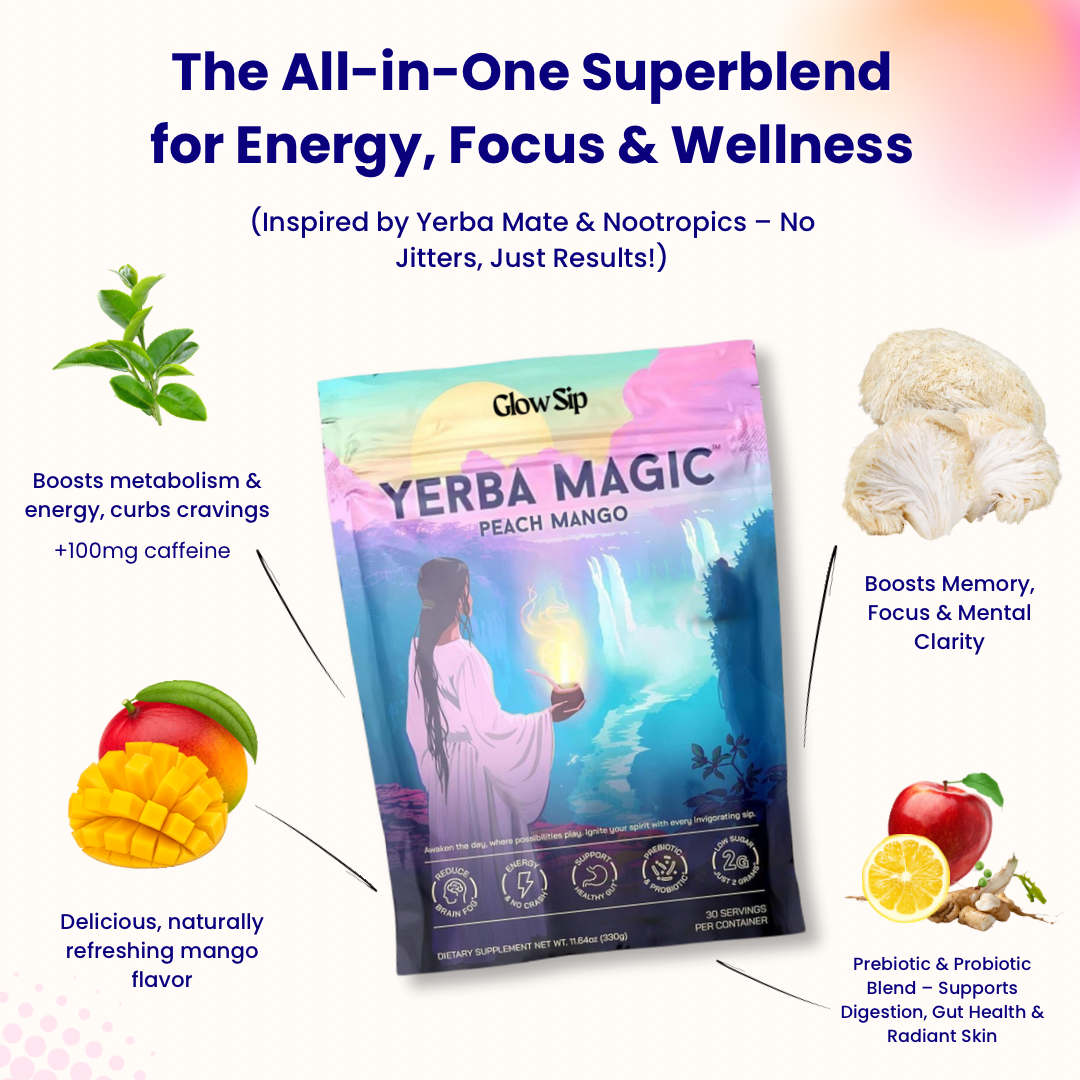 GlowSip® Yerba Mate Super Teepulver
